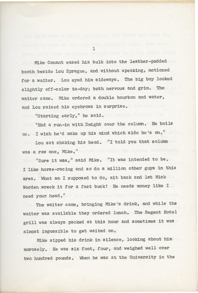 Archive of screenplay and manuscript material by W.R. Burnett