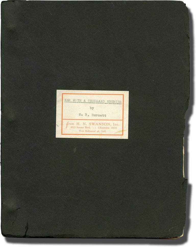 Archive of screenplay and manuscript material by W.R. Burnett