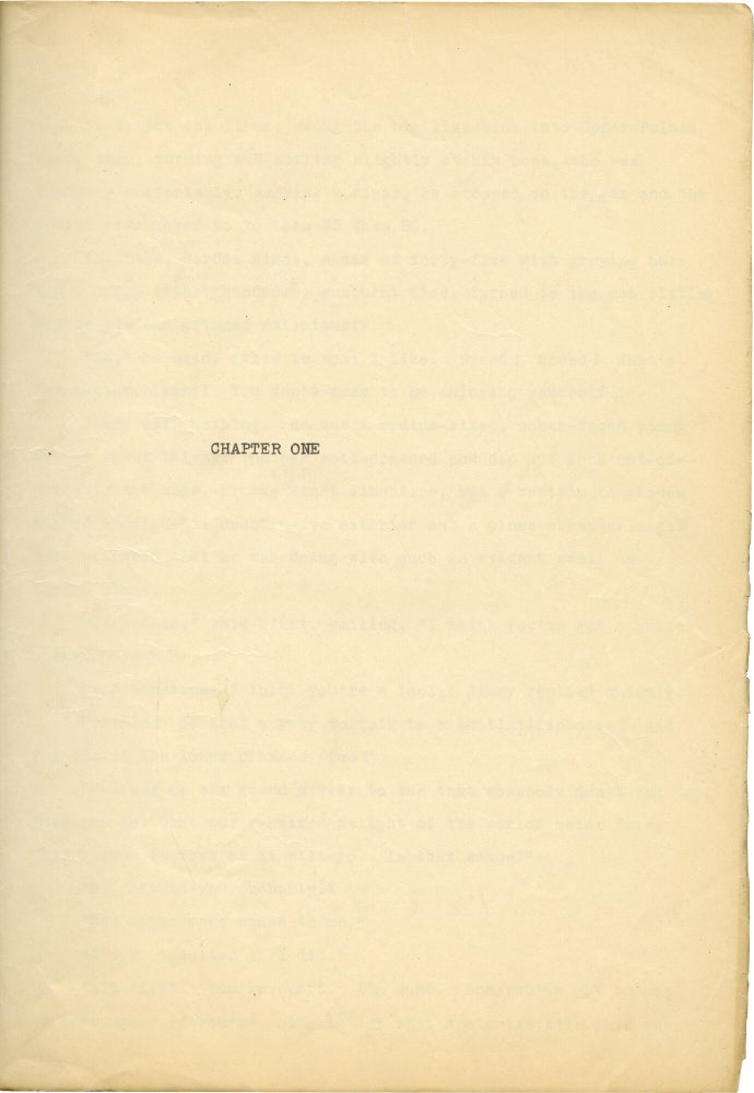 Archive of screenplay and manuscript material by W.R. Burnett