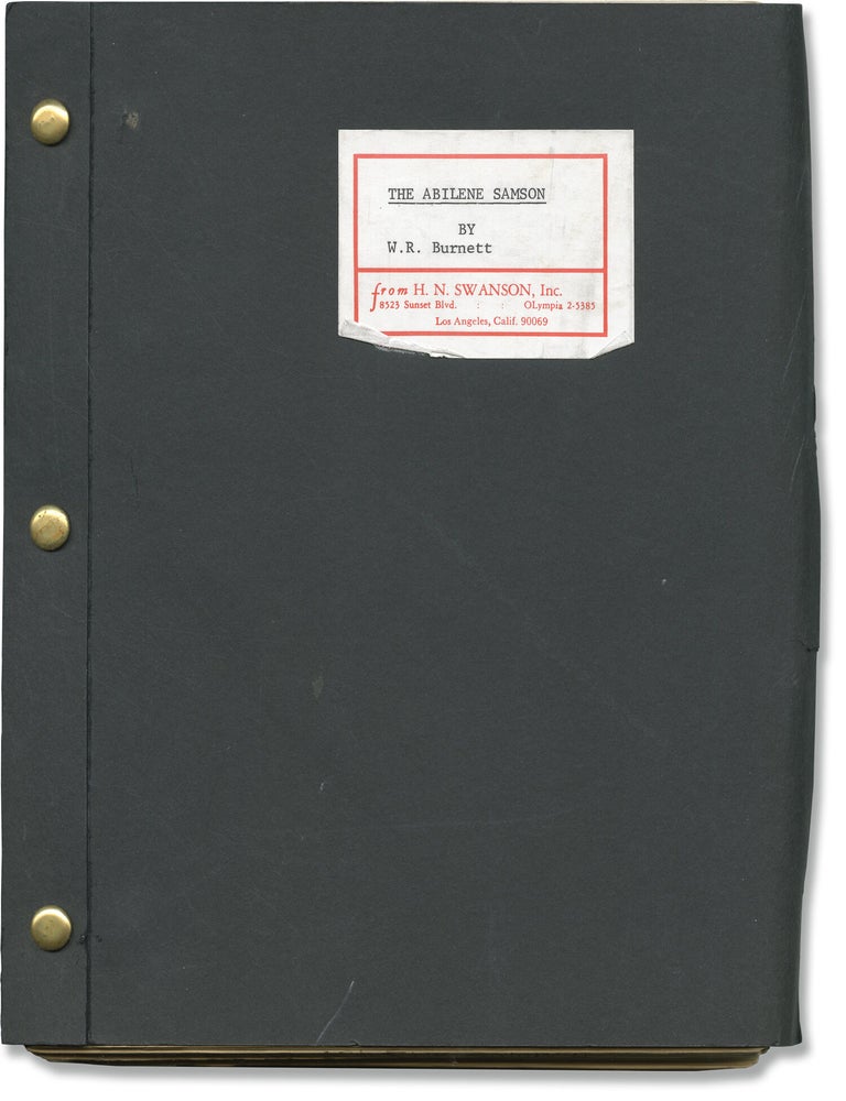 Archive of screenplay and manuscript material by W.R. Burnett