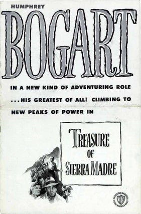 Book #107419] Treasure of the Sierra Madre (Original Film Pressbook). Film Pressbooks