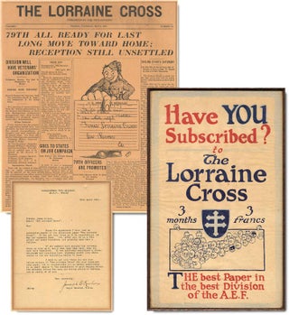 Book #109915] Archive of material relating to The Lorraine Cross. James M. Cain