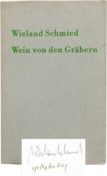 [Book #114967] Wein Von Den Grabern. Wieland, Shmied H. A. P. Grieshaber, illustrations.