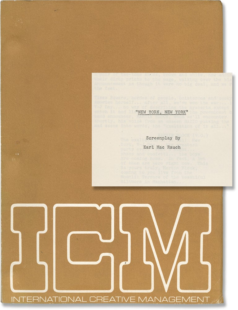 Book #115615] New York, New York (Original screenplay for the 1977 film, April 1976 draft)....