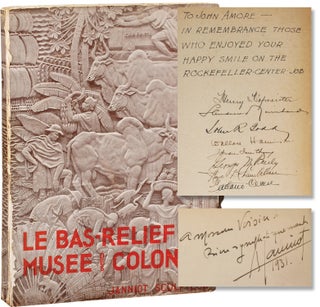 Book #115768] Le Bas-Relief du musee des colonies (First Edition, inscribed by Janniot and the...