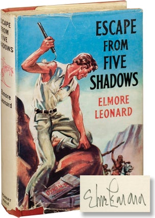 Book #117646] Escape from Five Shadows (First UK Edition, signed). Elmore Leonard