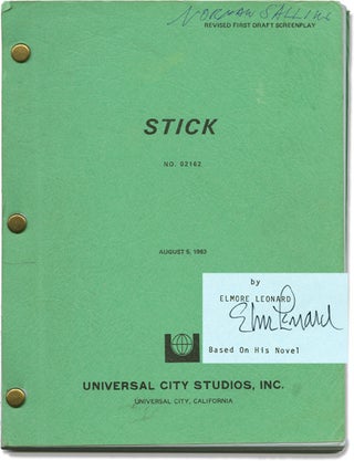 Book #118803] Stick (Original screenplay for the 1985 film, signed by Elmore Leonard). Burt...