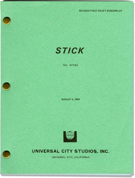 Book #119774] Stick (Original screenplay for the 1985 film). Burt Reynolds, Elmore Leonard,...