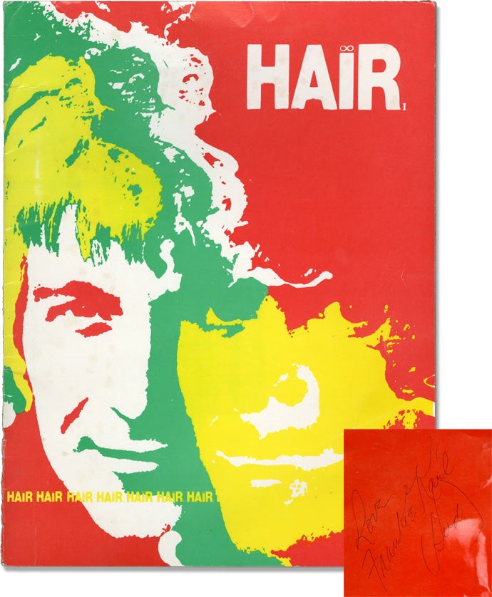 Book #120173] Hair (Signed Program). Musicals
