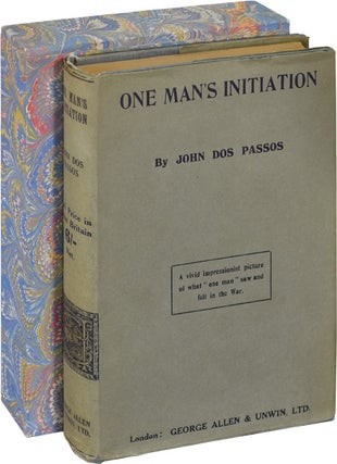 Book #121539] One Man's Initiation (First Edition). John Dos Passos