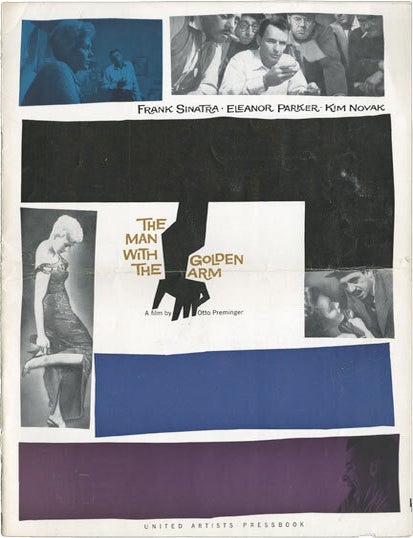 Collection of ten pressbooks designed by Saul Bass