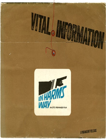 Collection of ten pressbooks designed by Saul Bass