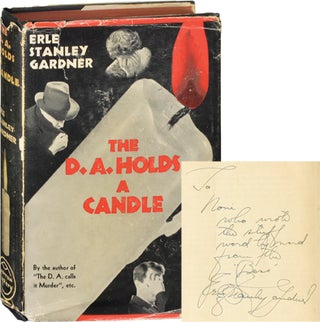 Book #124098] The D.A. Holds a Candle (First Edition, inscribed). Erle Stanley Gardner
