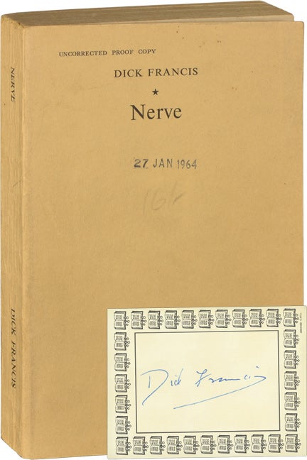 Book #124502] Nerve (Uncorrected Proof of the First UK Edition). Dick Francis
