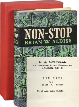 Book #125133] Non-Stop (First UK Edition, agent's copy designated for first American rights)....