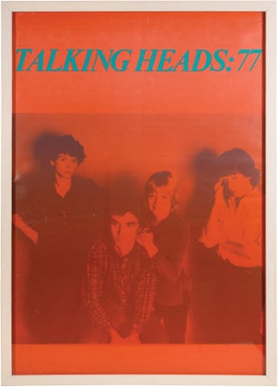 Book #125313] Talking Heads 77 (Original tour poster for the band's first UK tour in 1977)....