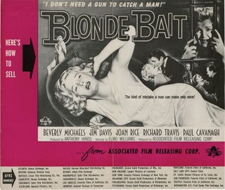 Book #125335] Blonde Bait (Original pressbook for the 1956 film). Elmo Williams, Richard H....