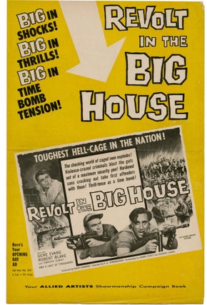 Book #125434] Revolt in the Big House (Original Film Pressbook). R. G. Springsteen, Robert Blake...