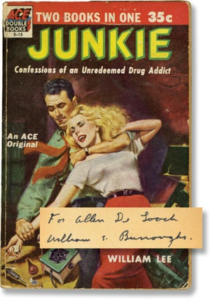 Book #126517] Junkie: Confessions of an Unredeemed Drug Addict (First Edition, inscribed to Allen...