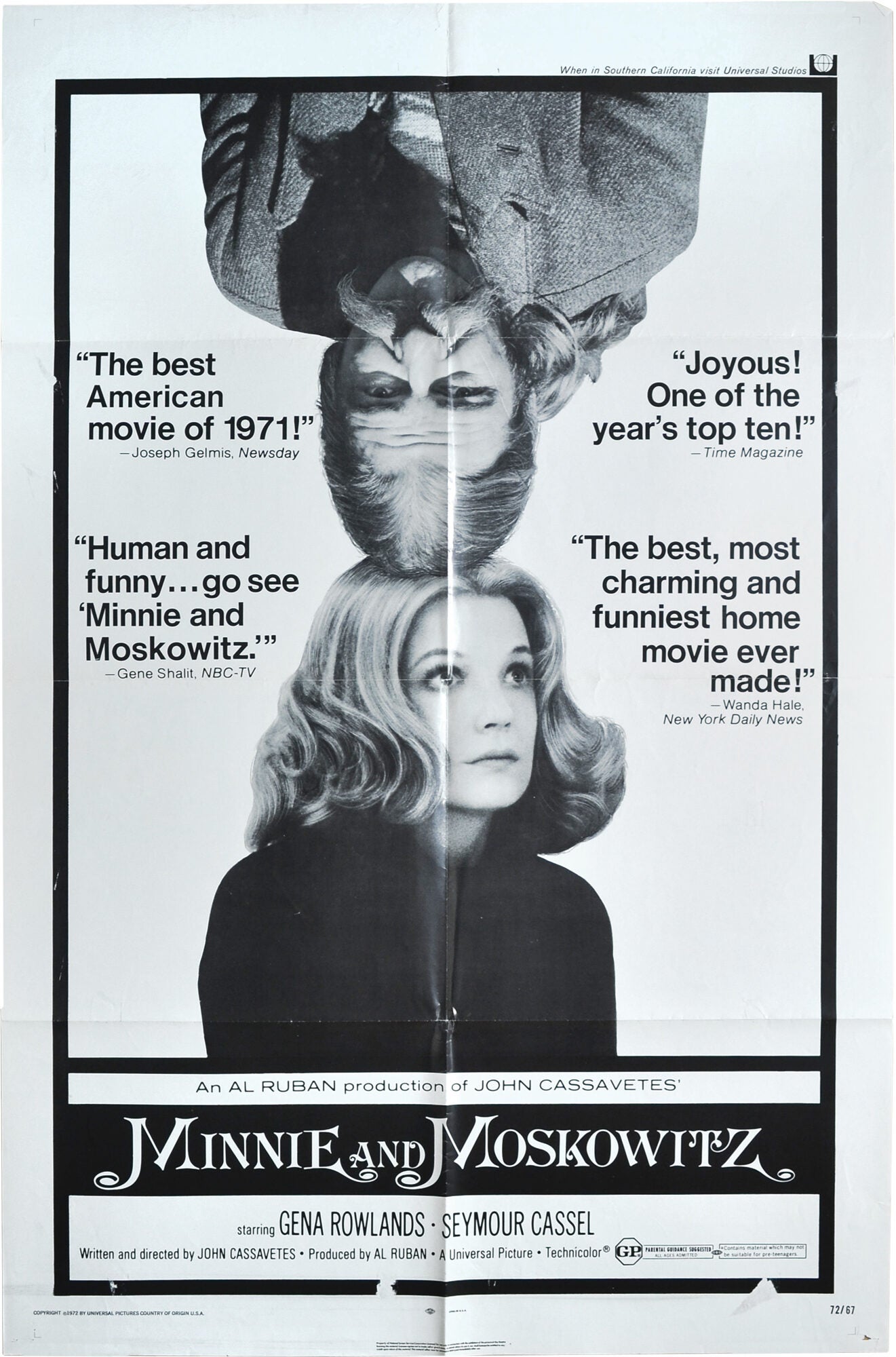Minnie and Moskowitz | John Cassavetes, Seymour Cassel Gena