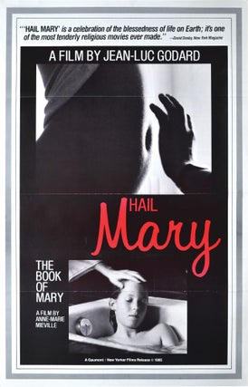 Book #127378] Hail Mary (Original poster for the 1985 film). Jean-Luc Godard
