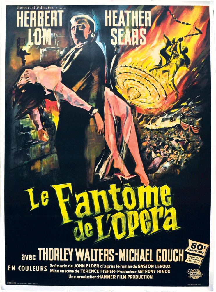 Book #128017] The Phantom of the Opera [Le Fantome de L'Opera] (Original French Film Poster)....