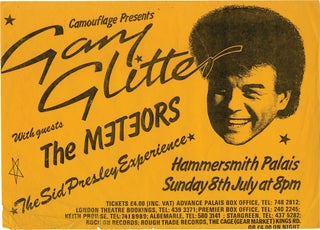 Book #128018] Camouflage Presents Gary Glitter with guests The Meteors (Original Music Poster)....