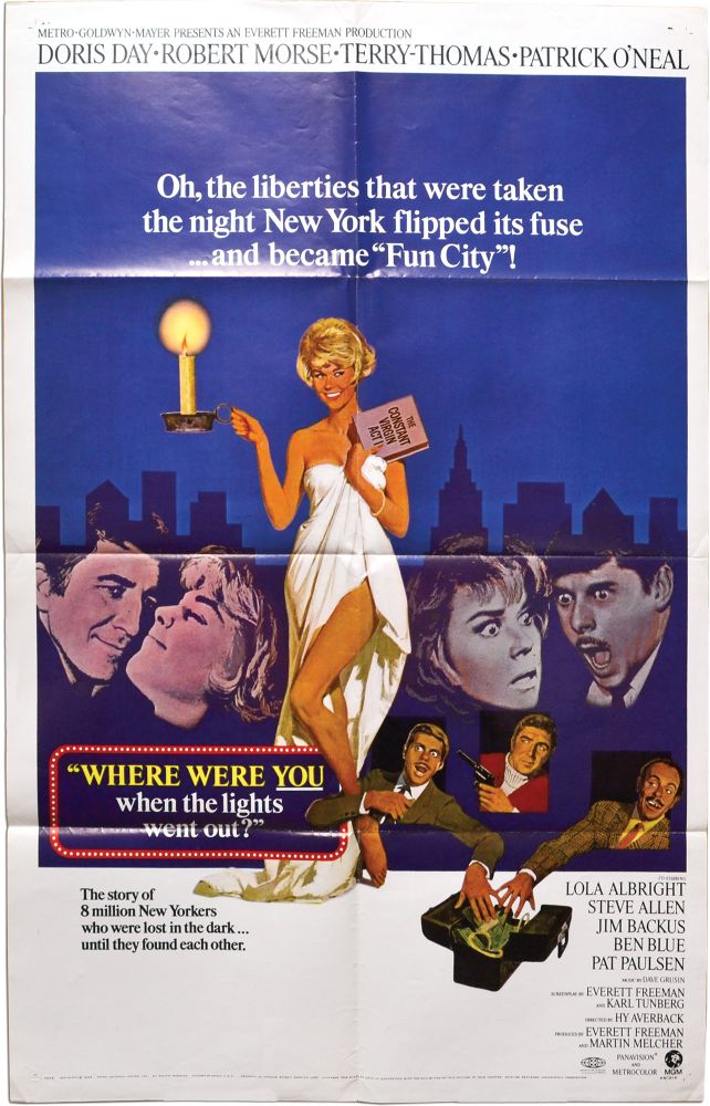 Book #128212] Where Were You When the Lights Went Out (Original poster for the 1968 film). Hy...