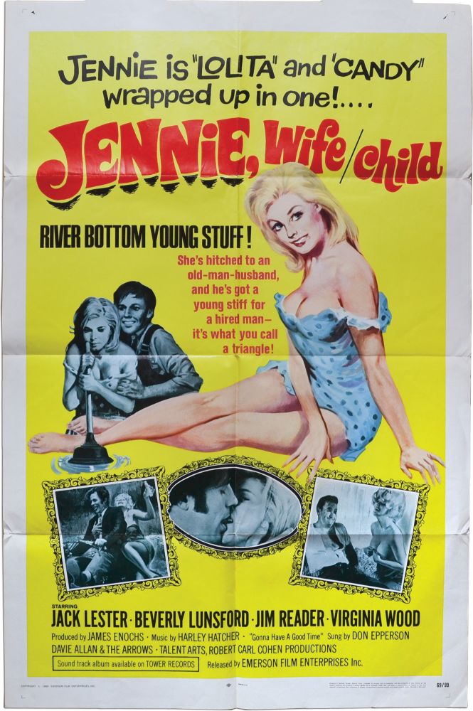 Book #128219] Jennie: Wife / Child [Jennie, Wife / Child] (Original poster for the 1968 film)....