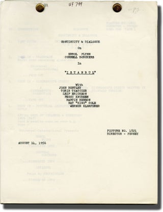 Book #128282] Istanbul (Original post-production script for the 1957 film). Joseph Pevney,...