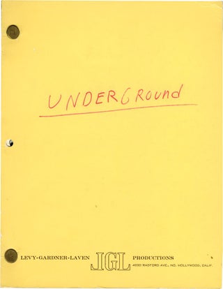 Book #128728] Underground (Original screenplay for the 1970 film). Daniele Gaubert Robert Goulet,...