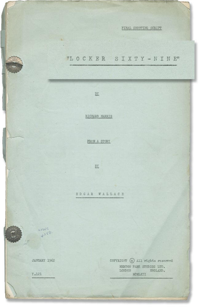 Book #128816] Locker 69 [Sixty-Nine] (Original screenplay for the 1962 UK film). Edgar Wallace,...