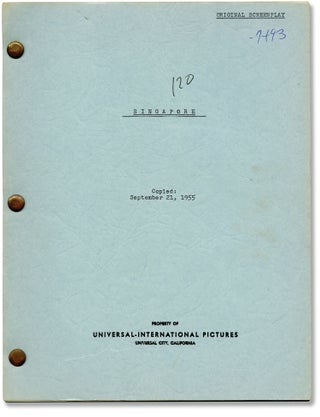 Book #128858] Istanbul [Singapore] (Original screenplay for the 1957 film). Errol Flynn, Joseph...
