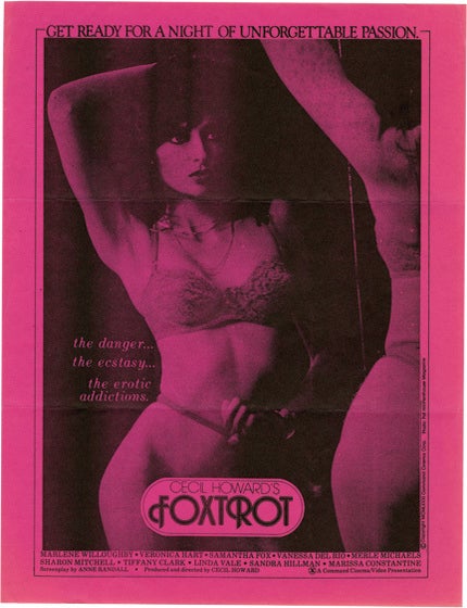 Archive of 66 pressbooks and ad supplements for hardcore adult films made between 1966-1987