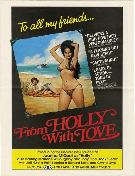 Archive of 66 pressbooks and ad supplements for hardcore adult films made between 1966-1987