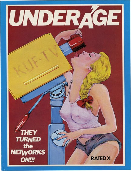 Archive of 66 pressbooks and ad supplements for hardcore adult films made between 1966-1987