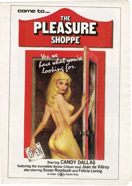 Archive of 66 pressbooks and ad supplements for hardcore adult films made between 1966-1987