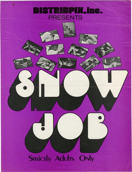 Archive of 66 pressbooks and ad supplements for hardcore adult films made between 1966-1987
