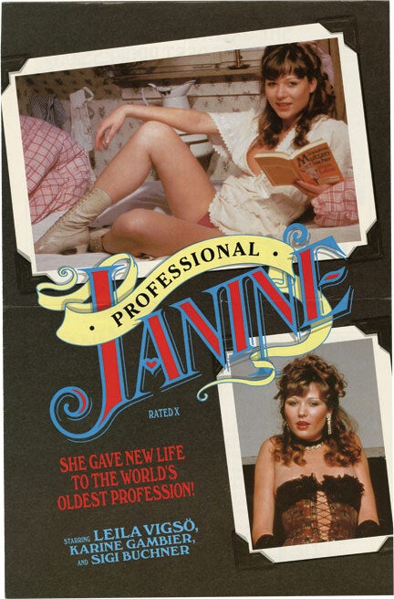 Archive of 66 pressbooks and ad supplements for hardcore adult films made between 1966-1987