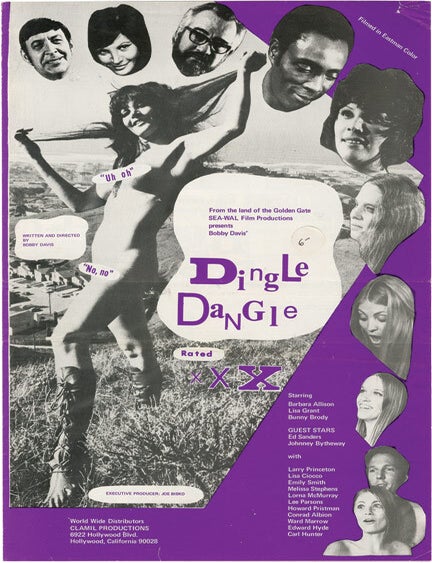 Archive of 66 pressbooks and ad supplements for hardcore adult films made between 1966-1987