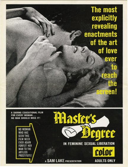 Archive of 66 pressbooks and ad supplements for hardcore adult films made between 1966-1987