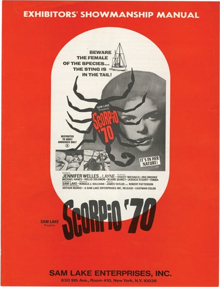Archive of 66 pressbooks and ad supplements for hardcore adult films made between 1966-1987