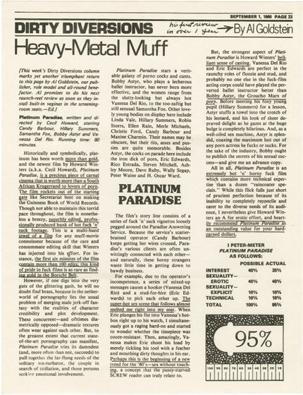 Archive of 66 pressbooks and ad supplements for hardcore adult films made between 1966-1987