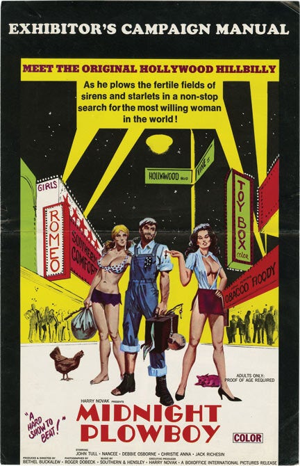 Archive of 66 pressbooks and ad supplements for hardcore adult films made between 1966-1987