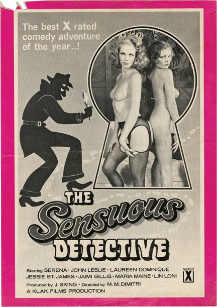 Archive of 66 pressbooks and ad supplements for hardcore adult films made between 1966-1987