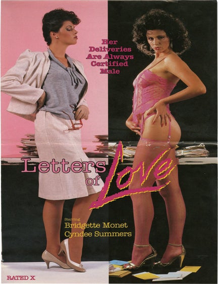 Archive of 66 pressbooks and ad supplements for hardcore adult films made between 1966-1987