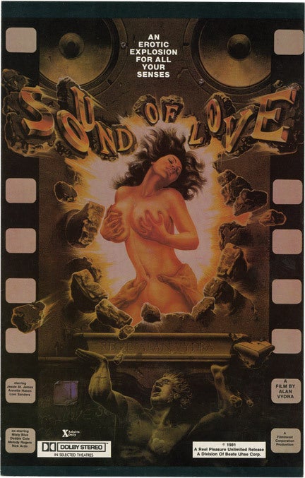 Archive of 66 pressbooks and ad supplements for hardcore adult films made between 1966-1987