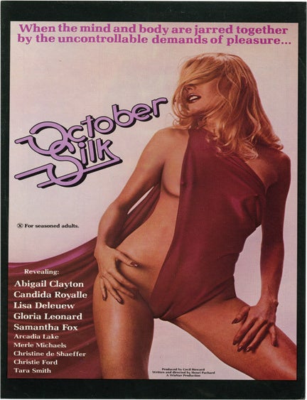 Archive of 66 pressbooks and ad supplements for hardcore adult films made between 1966-1987
