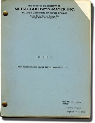 Book #129429] The Fixer (Original screenplay for the 1968 film). Dirk Bogarde Alan Bates, John...