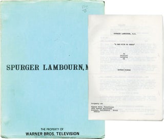 Book #129814] Spurger Lambourne, M.D.: "A Man With No Knees" (Original teleplay script for an...